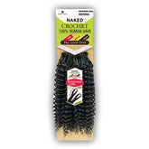 Naked 100% Human Hair Crochet Braid - PRE LOOP TYPE BOHEMIAN CURL 18